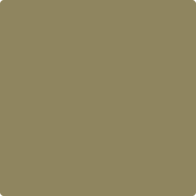 2143-20: Alligator Green a paint color by Benjamin Moore avaiable at Clement's Paint in Austin, TX.