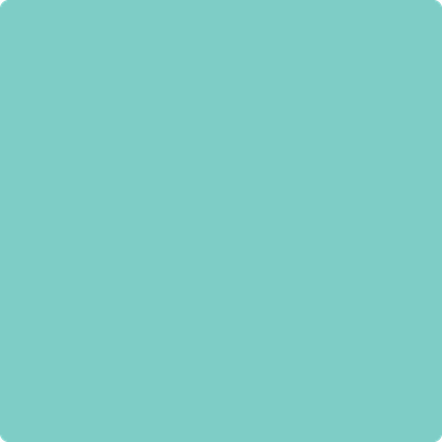 655-Coastal: Paradise a paint color by Benjamin Moore avaiable at Clement's Paint in Austin, TX.