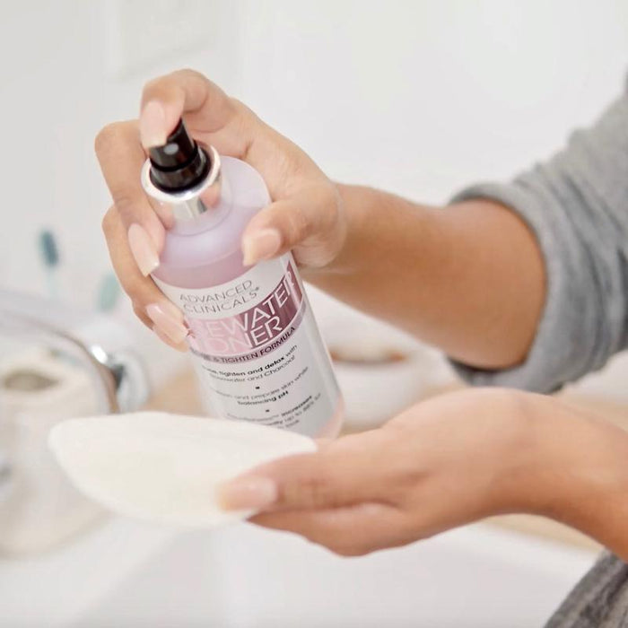 ADVANCED CLINICALS Rosewater Toner Tone & Tighten Formula تونر ماء الورد من ادفانسد كلينيكالز