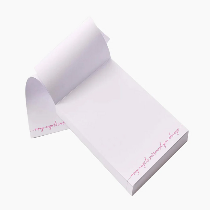 Anne Neilson May Angels Surround You Notepad Paper in at Wrapsody