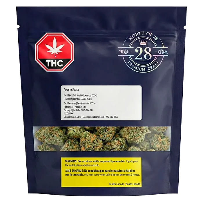 North of 28 3.5 g Apes in Space Flower