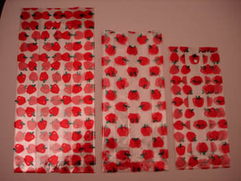 Apple Celephane Bags