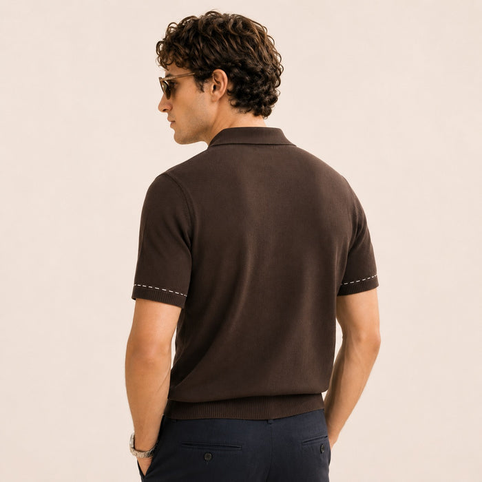 ARZO Monaco Espresso Polo | Premium Quality