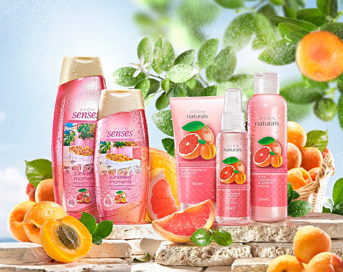 Avon Naturals Mediterranean Moments Pink Grapefruit & Apricot Body Lotion - 200ml