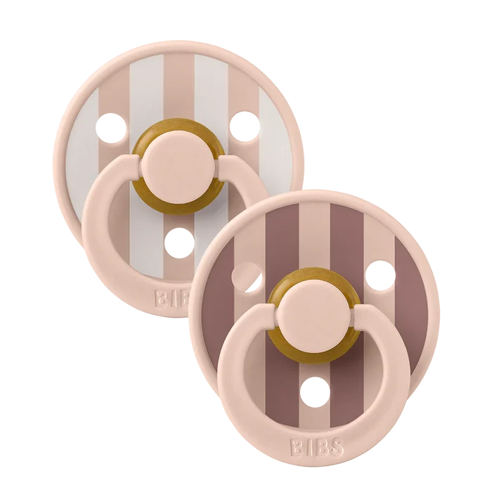 Bibs Pacifiers - 2 Pack - Studio Colour Blush Mix