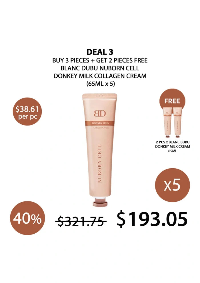 (BUY 3+2 FREE) BLANC DUBU DONKEY MILK CREAM