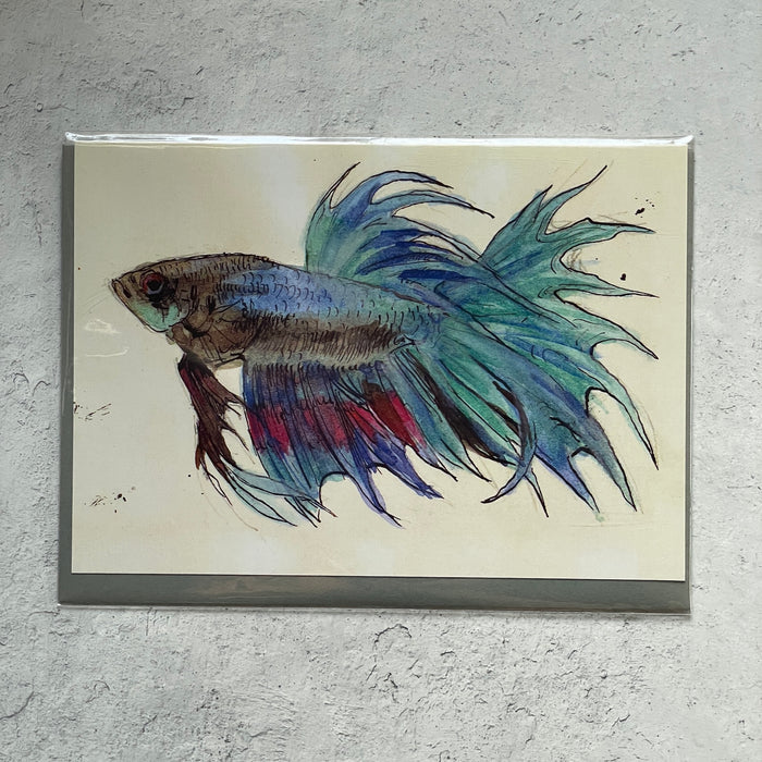 Blue Betta Card