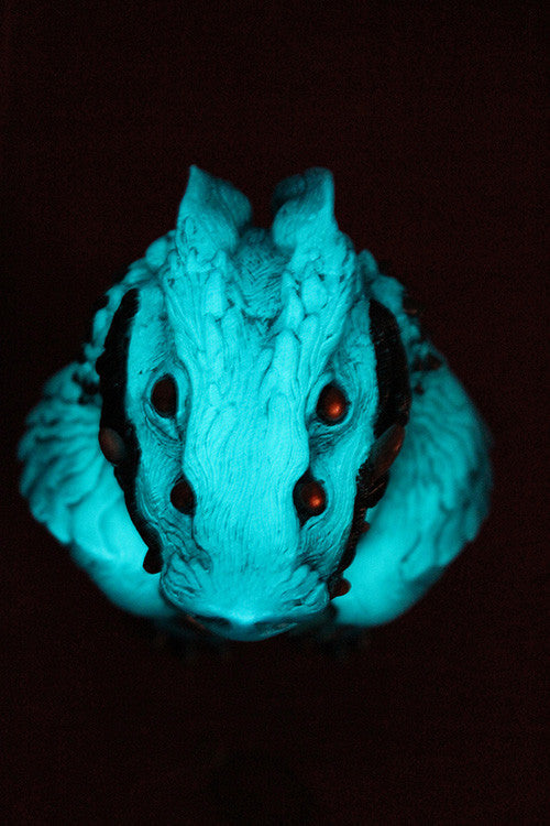 BLUE HAWGMAW- ONE OF A KIND PAINTED- GLOW IN THE DARK
