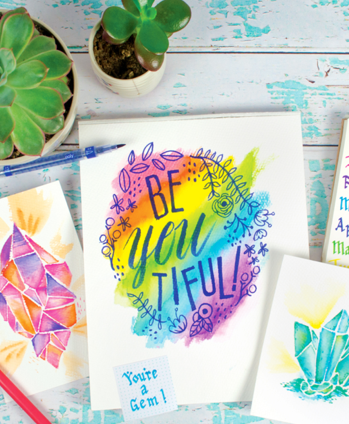 Chromo Blends Heavy Weight Watercolor Paper - Pine & Moss