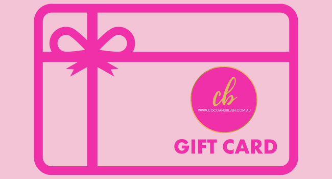 Coco and Blush Gift Card