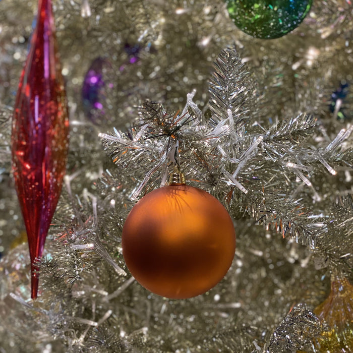 Copper Matte Ball Ornament, 8"