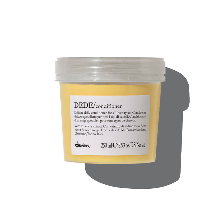 Dede Conditioner - Original Formula, original Davines Essential Haircare packaging - Solvi Salon, Boise, Idaho