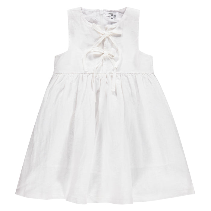 dress linen jumper - white