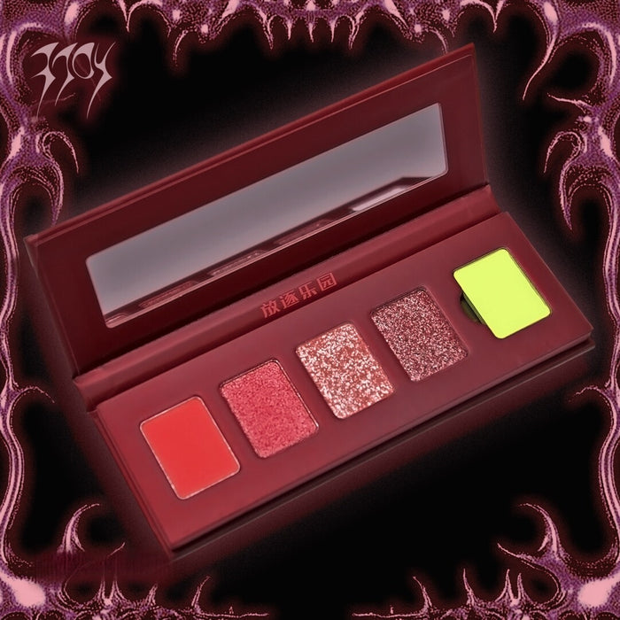 Red Eyeshadow Palette + A05 Yellow