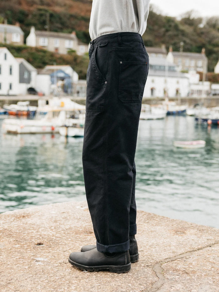 FINISTERRE BASSET TROUSER - BLACK PANTS FINISTERRE