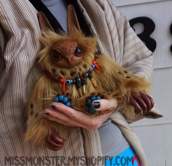 FINKLE THE BABY OWLBEAR DOLL