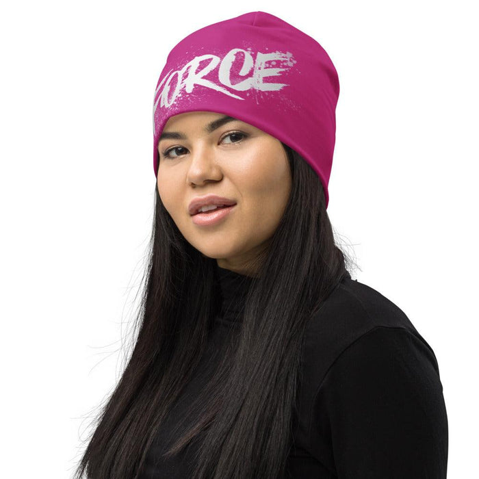FORCE Splashed! All-Over Print Beanie (Hot Pink) - Billyforce Shop