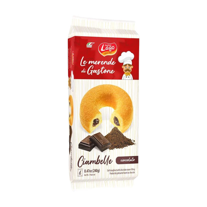 Gastone Lago Donuts With Chocolate Cream 6 x 40 g