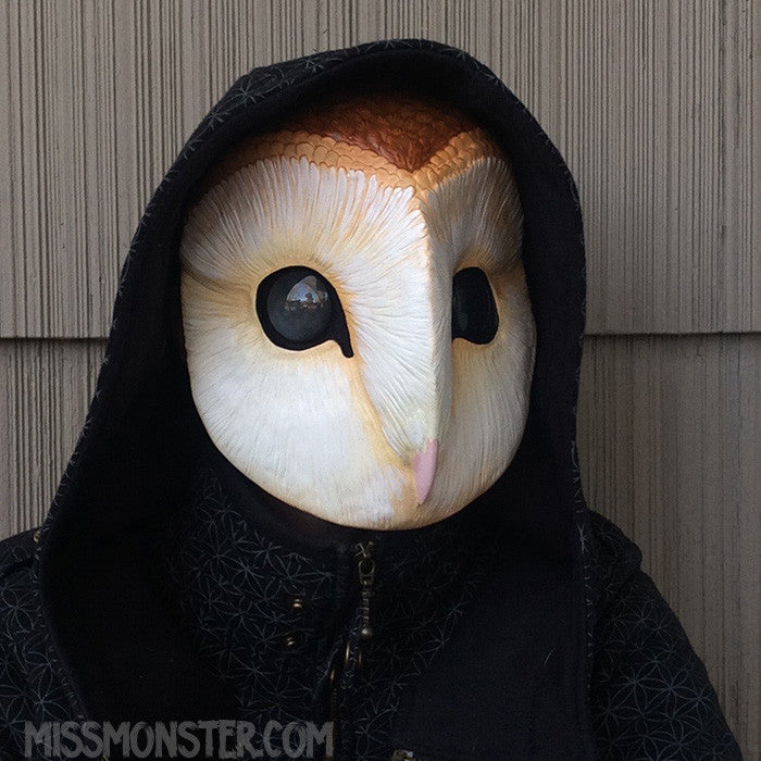 GLOW OWL MASK - GOLD