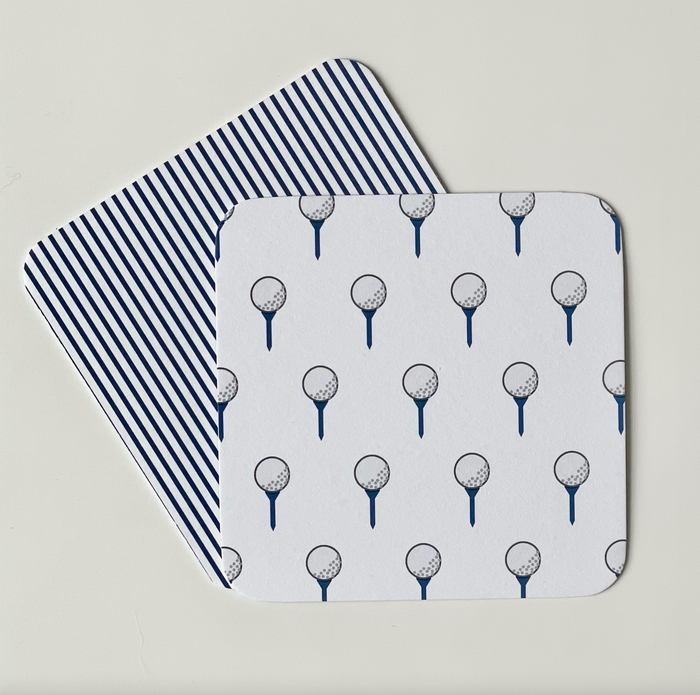 Golf Tee Coaster Set Barware in at Wrapsody