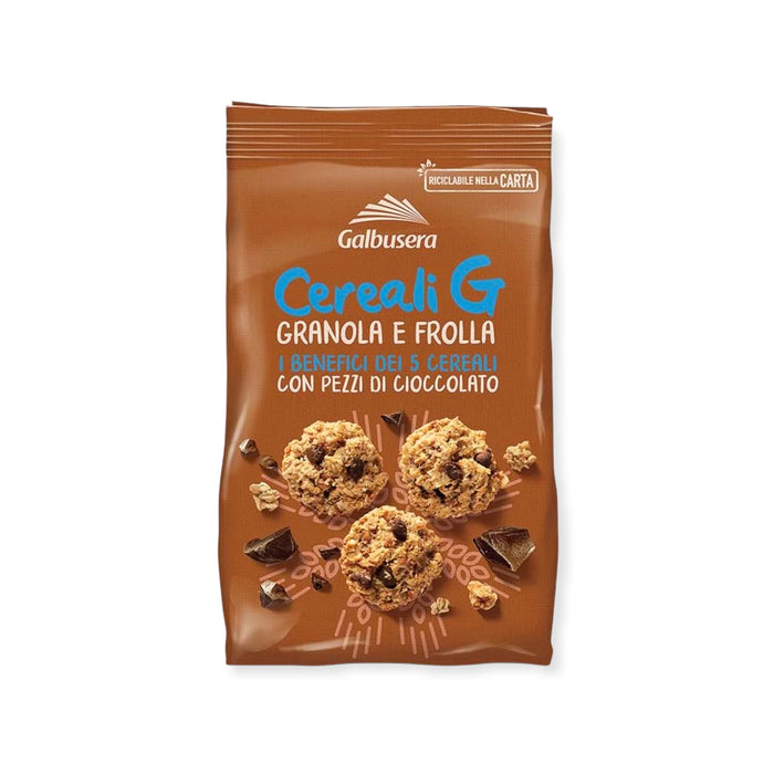 Granola And Shortbread With Chocolate Chunks Cereali G Galbusera 300g