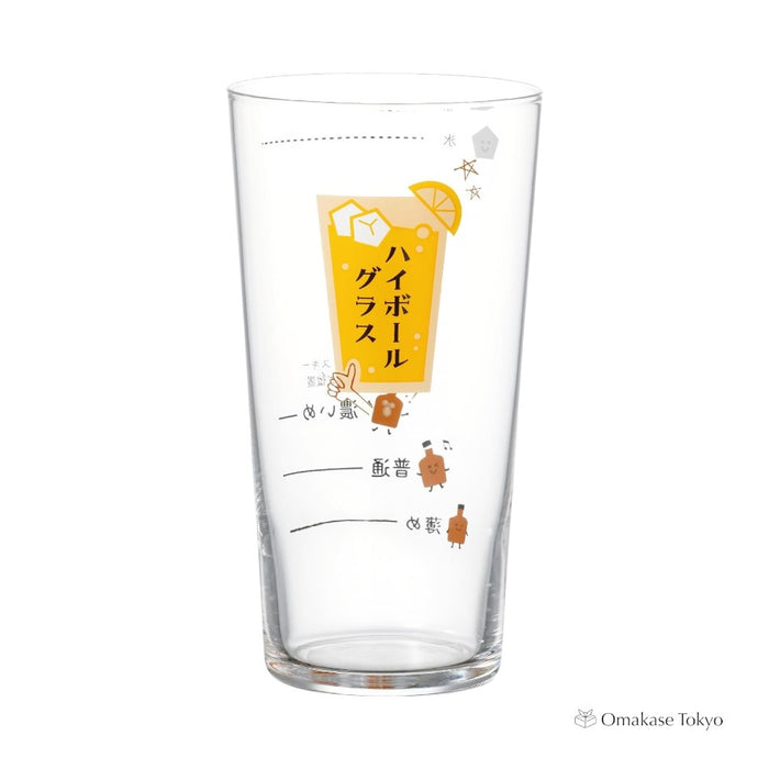 Highball Glass with Guide