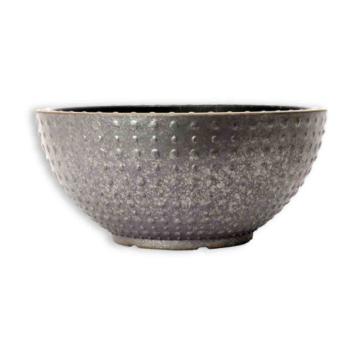 Hobnail Bowl Planters in Faux Concrete 45cm