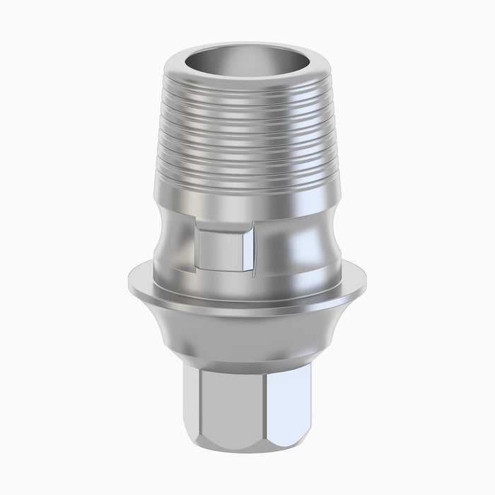 Internal Hex TiBase Abutment, Round, NP, Engaging, H4.0, C1.0 mm