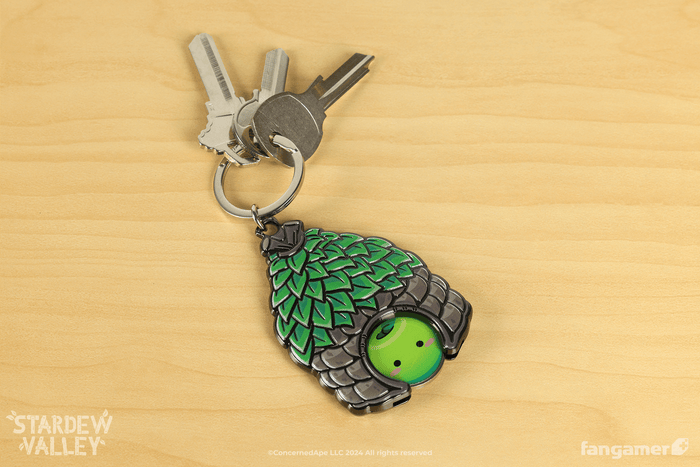 Junimo Hut Token Keychain
