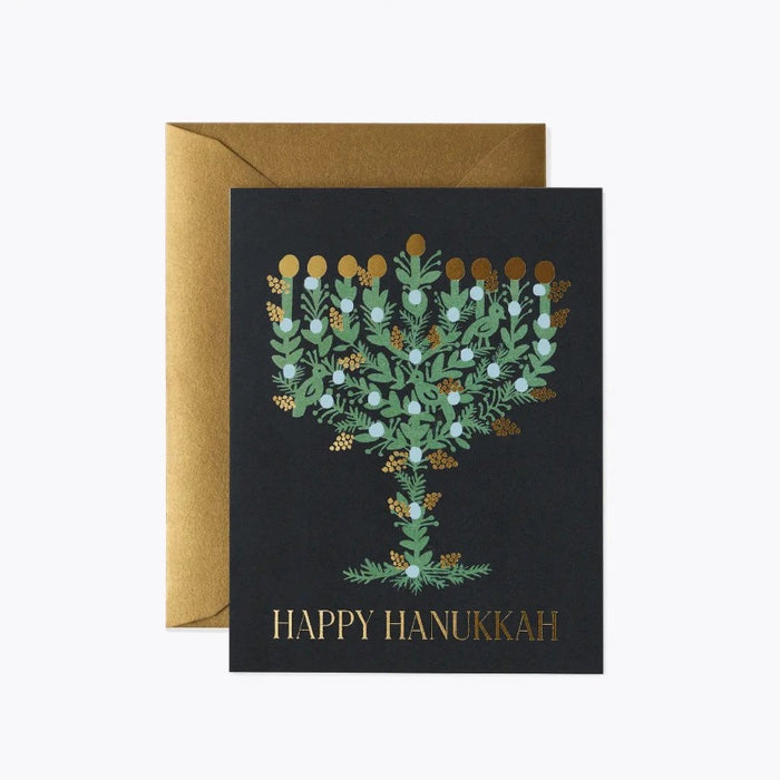 Laurel Menorah Boxed Cards