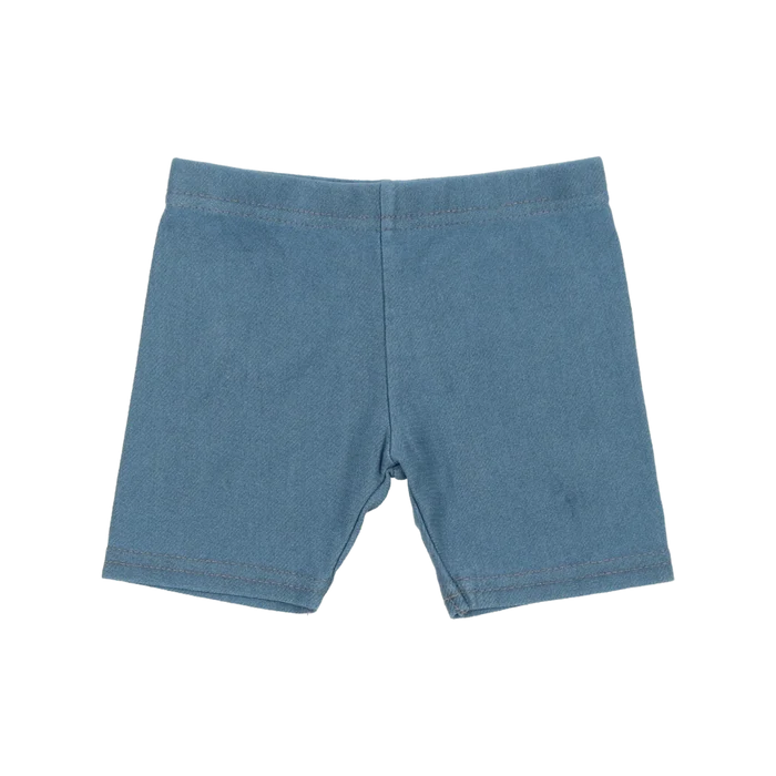 leggings biker shorts - midwash