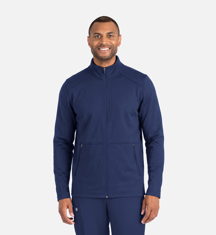 Maevn Blaze Lite Mens Warm-Up Fleece Scrub Jacket