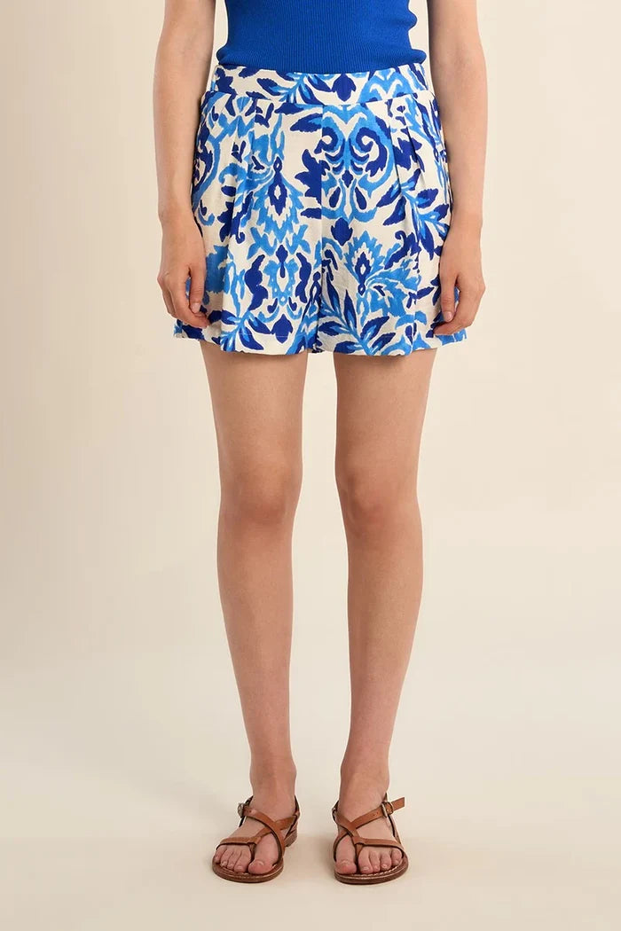 Molly Bracken Blue Printed Shorts