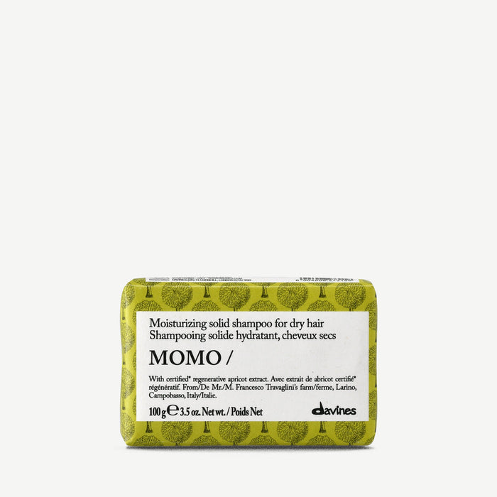 Momo Shampoo Bar, new Davines Essential Haircare packaging - Solvi Salon, Boise, Idaho