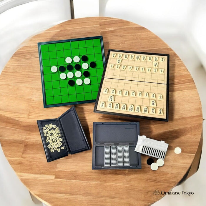 MRSXXNTY Magnetic Shogi & Reversi Board Game Set
