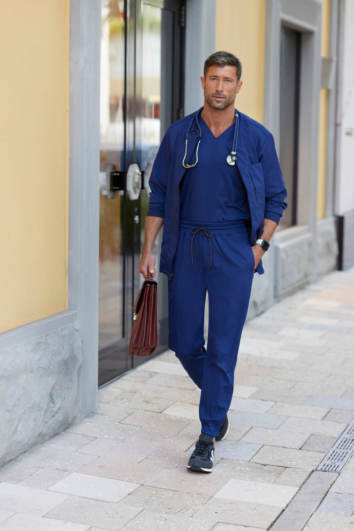 Murphy Top - Indigo - Grey's Anatomy Scrubs