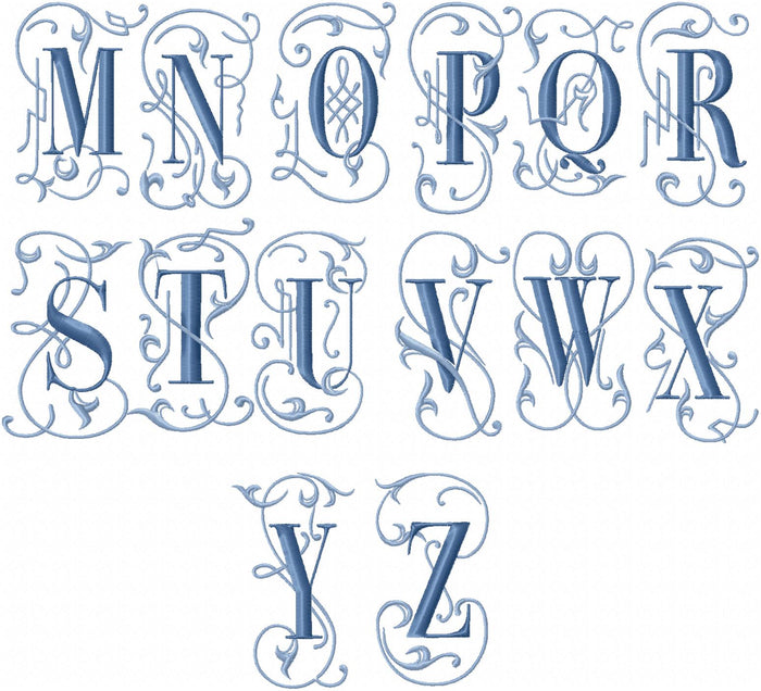 NEWELL MONOGRAM FONT