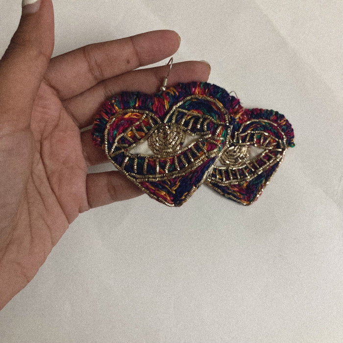 Night Heart Earrings