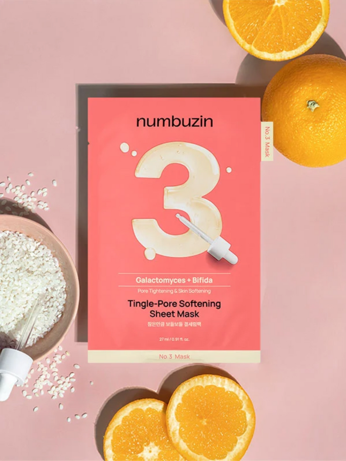 numbuzin No.3 Tingle-Pore Softening Sheet Mask