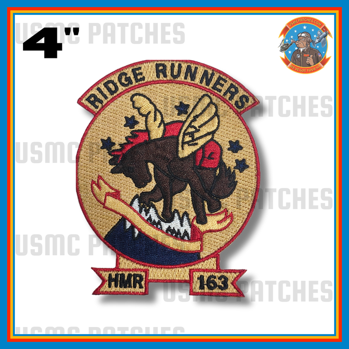 Officially Licensed USMC HMR-163 Ridge Runners Patch