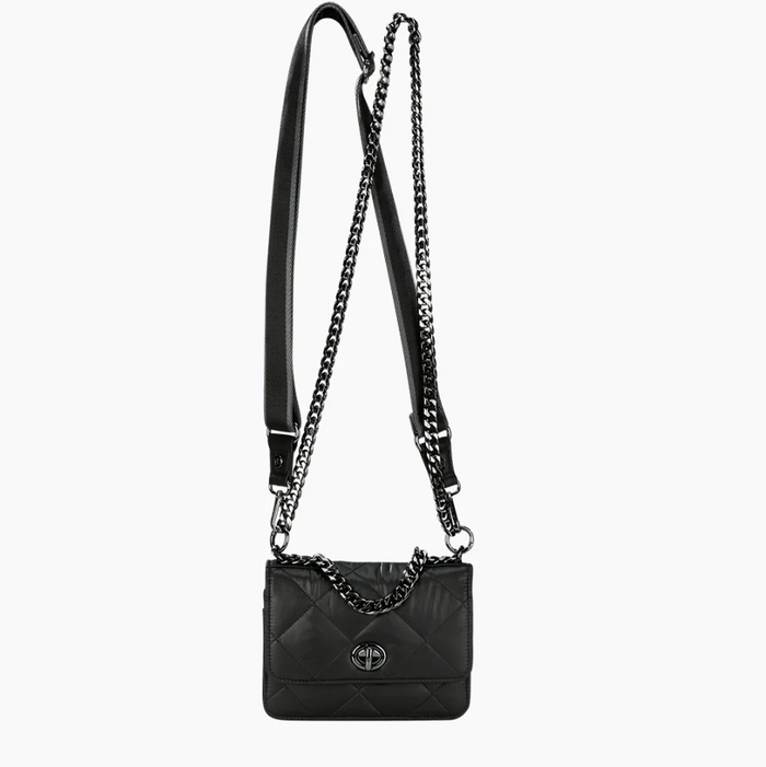 Oliver Thomas Wallet Chain Purse Black Handbags in at Wrapsody