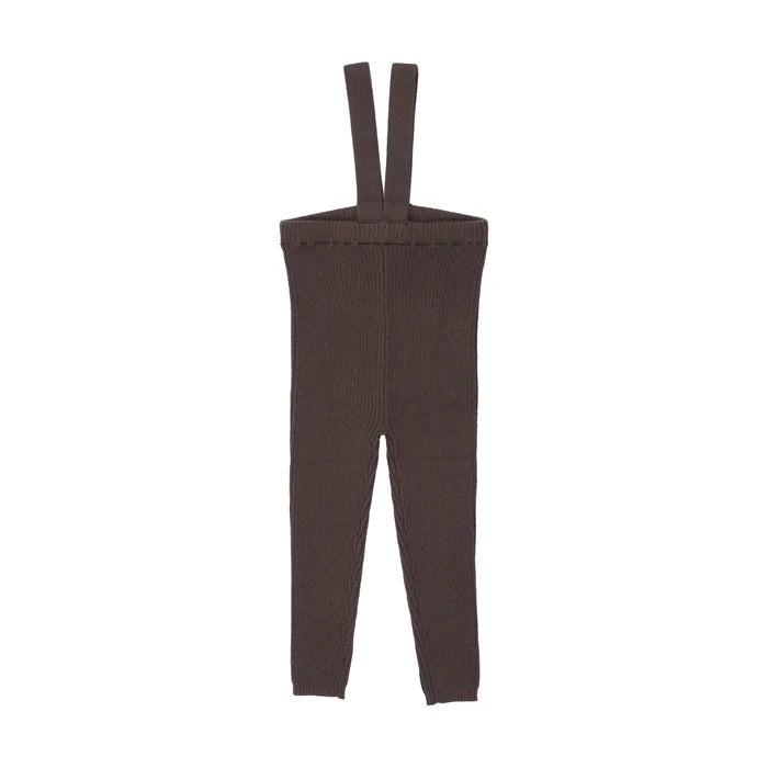 overall suspender - chocolate brown