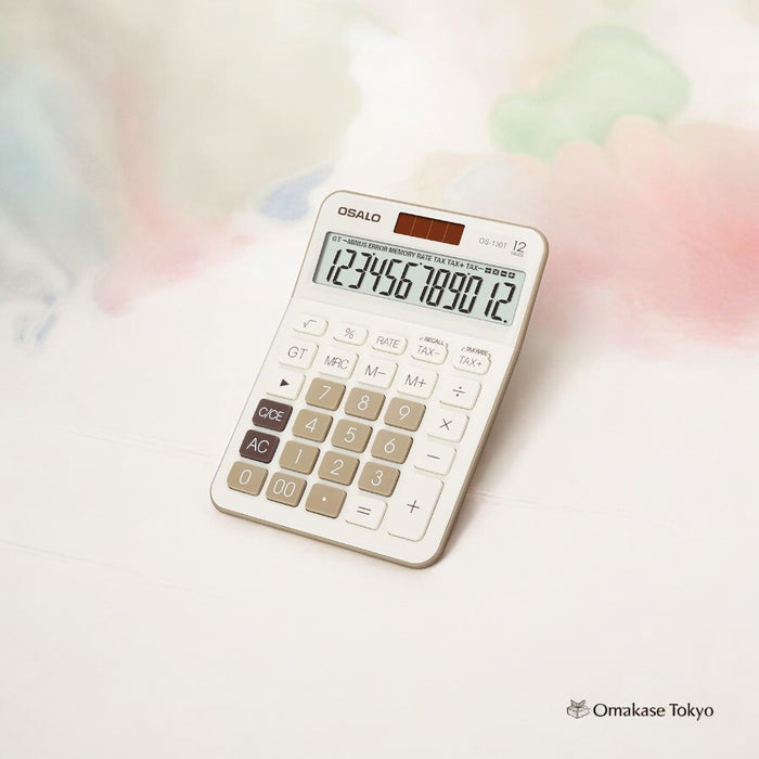 Pendancy Desktop Calculator OS-130T – Large 12-Digit Display