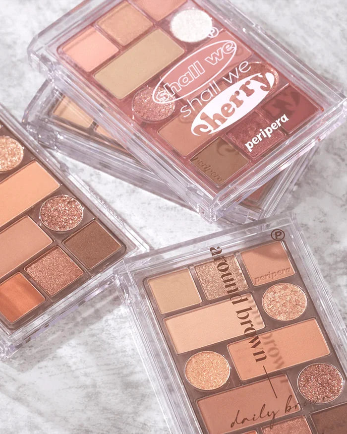 PERIPERA All Take Mood Technique Palette Shall We Cherry شدو بالت