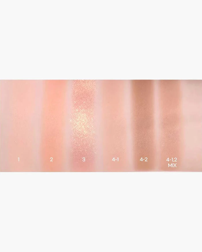 PERIPERA Ink Pocket Shadow Palette 01 fancy Spring Sunshine علبة ظلال العيون الكورية