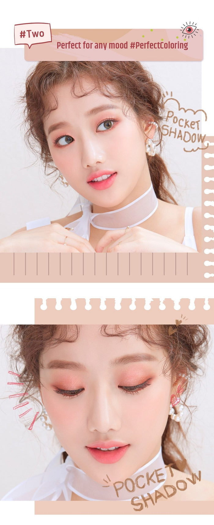 PERIPERA Ink Pocket Shadow Palette 02 Once Upon A Pink شدو بالت
