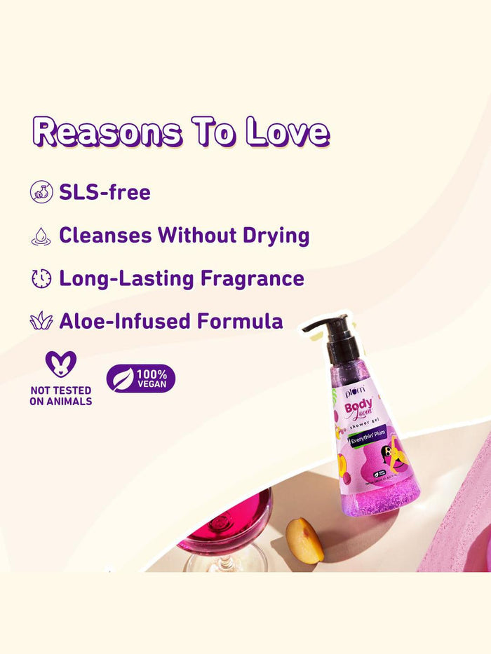 Plum Body Lovin' Everythin' Plum Shower Gel 240ml