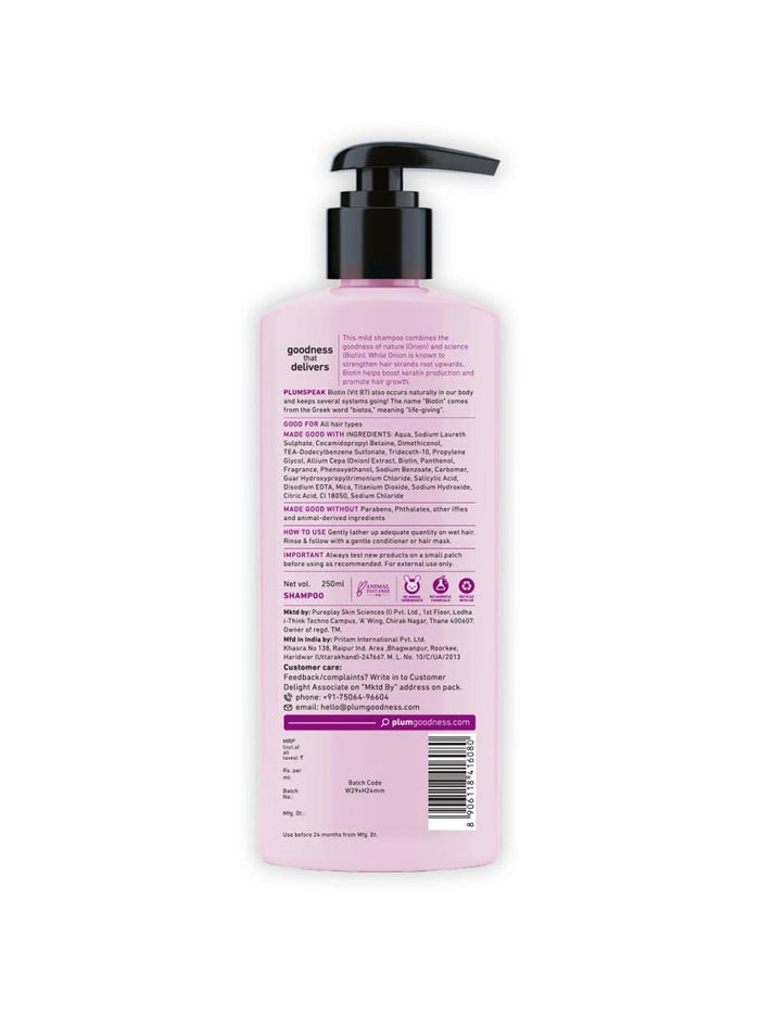 Plum Onion & Biotin Hair Fall Control Shampoo 250ml