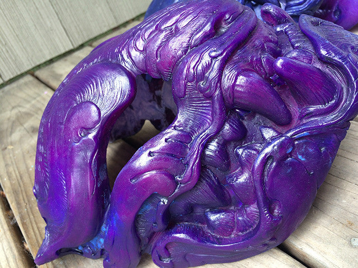 PURPLE PANTHER GLOW IN THE DARK MASK
