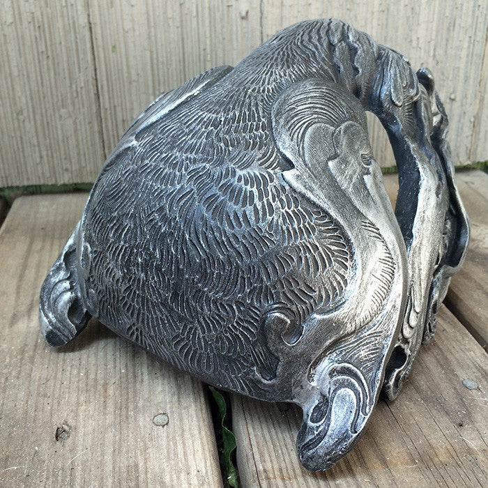 READY TO WEAR FAUX SILVER PANTHER MASK